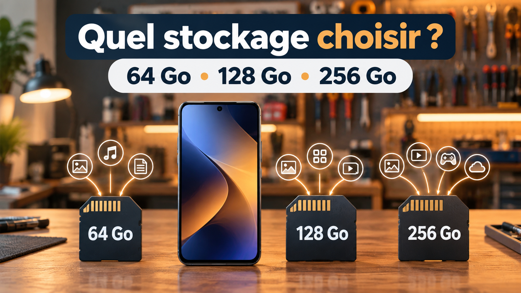 64, 128 ou 256 Go : quel stockage choisir pour son téléphone ?